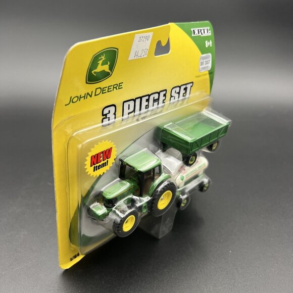 2004 ERTL John Deere 3 Piece Tractor Trailer Trail Set, #37290A, NOS - Picture 10 of 12